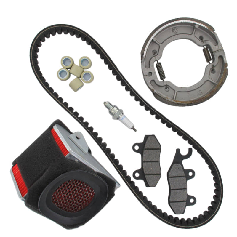 Rex RS1000 Inspektion Set 125/150ccm 125ccm 4Takt 8007221 Motorroller.de 12 Zoll Keilriemen 835x20x30mm Wartung Satz Service Kit Scooter Ersatzteil