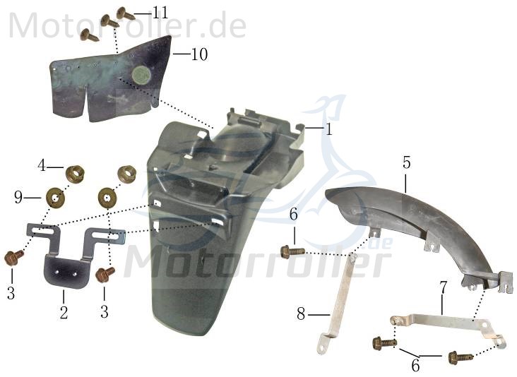 Kennzeichenhalter schwarz 7.812.017/7