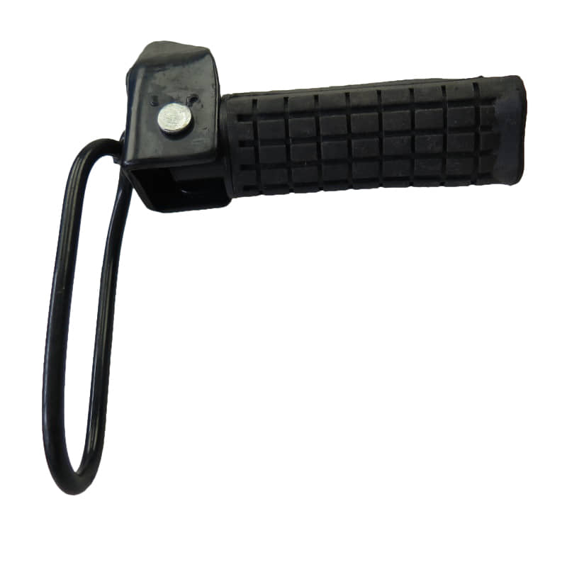 Halter hinten rechts mit Fußrasten ABB 18 NO. 06-1