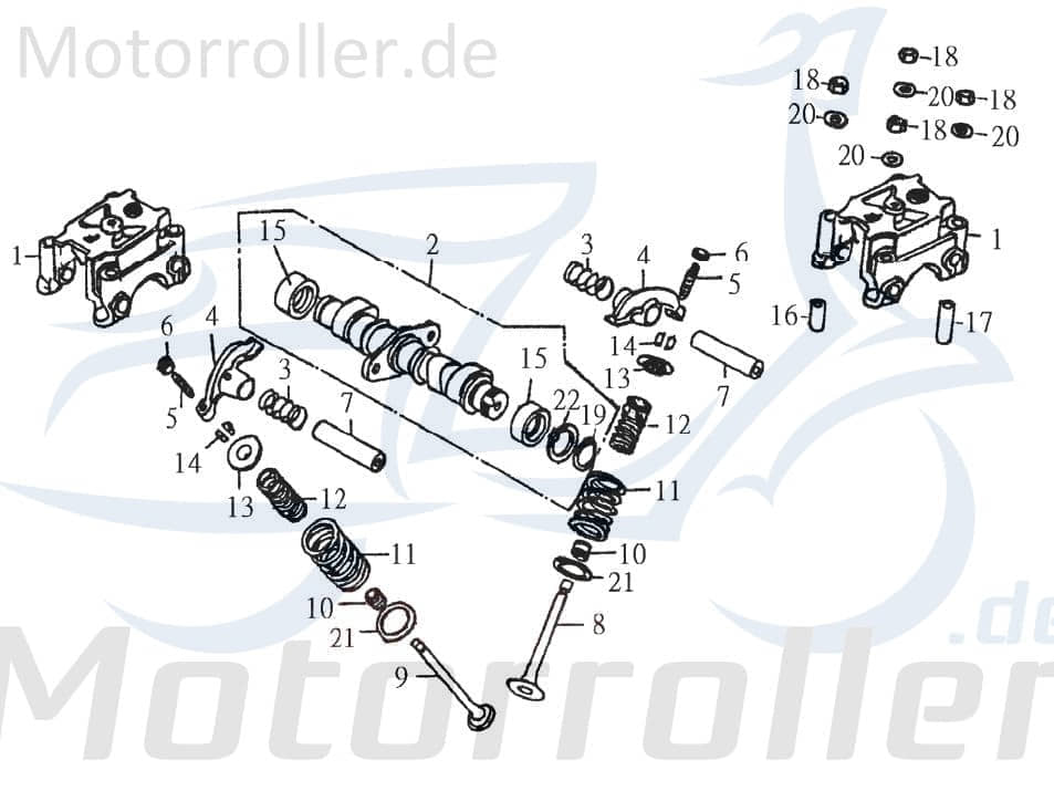 Barossa Cheetah 250 Federteller ATV 250ccm 4Takt 97201-202719 Motorroller.de Federauflage Federunterlage 250ccm-4Takt Quad Rex Quad 150 UTV Ersatzteil