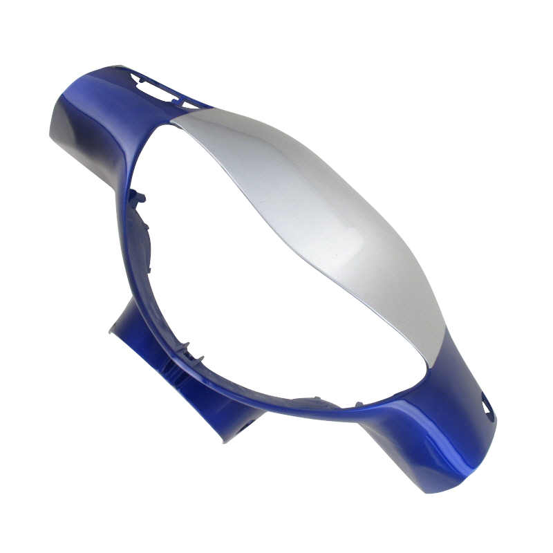 Scheinwerferverkleidung blau-silber AGM 50ccm 4Takt Motorroller.de Scheinwerfer-Verkleidung Lenker-Verkleidung Scheinwerferabdeckung