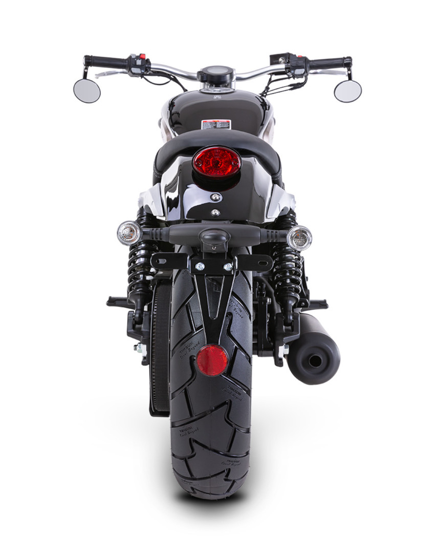 Motorrad Fighter 300 BC-RS schwarz Euro 5 300ccm Schaltmoped Chopper 129 km/h