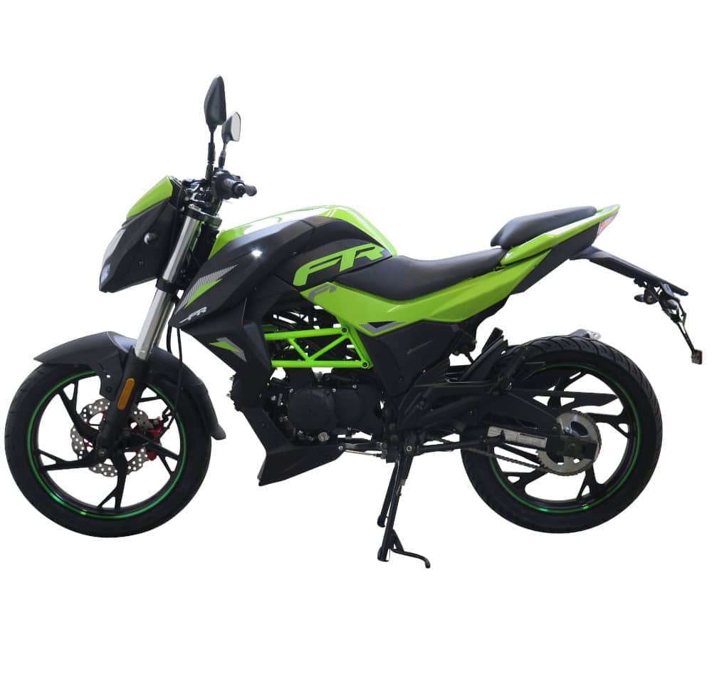 Motorrad Fighter 50 FR-S rot 45 km/h Euro 5 Schaltmoped Mokick 50ccm 4 Takt Kleinkraftrad Krad