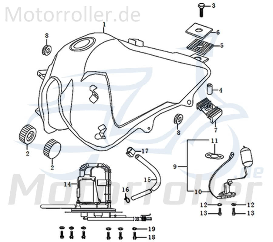 Dichtscheibe M5 Dicht-Ring Distanz-Scheibe Scooter 781010 Motorroller.de Dicht-Scheibe Moped Ersatzteil Service Inpektion Direktimport