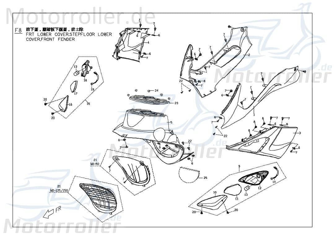 Kabel M266C0600001 für Pgo G-Max-50-Naked-50Ccm-2Takt