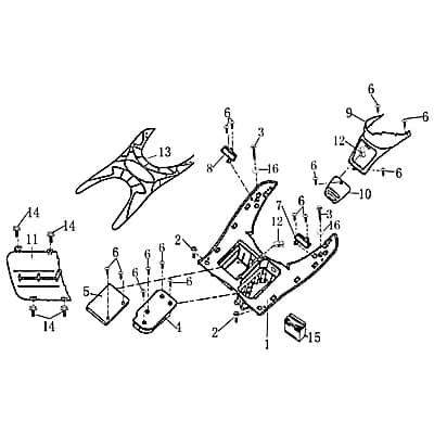 Fussmatte Fußmatte Bodenmatte AGM-MOTORS 1210104-1