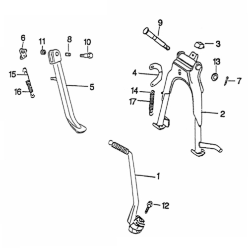 Splintfeder 98641 für Rex Quad-50
