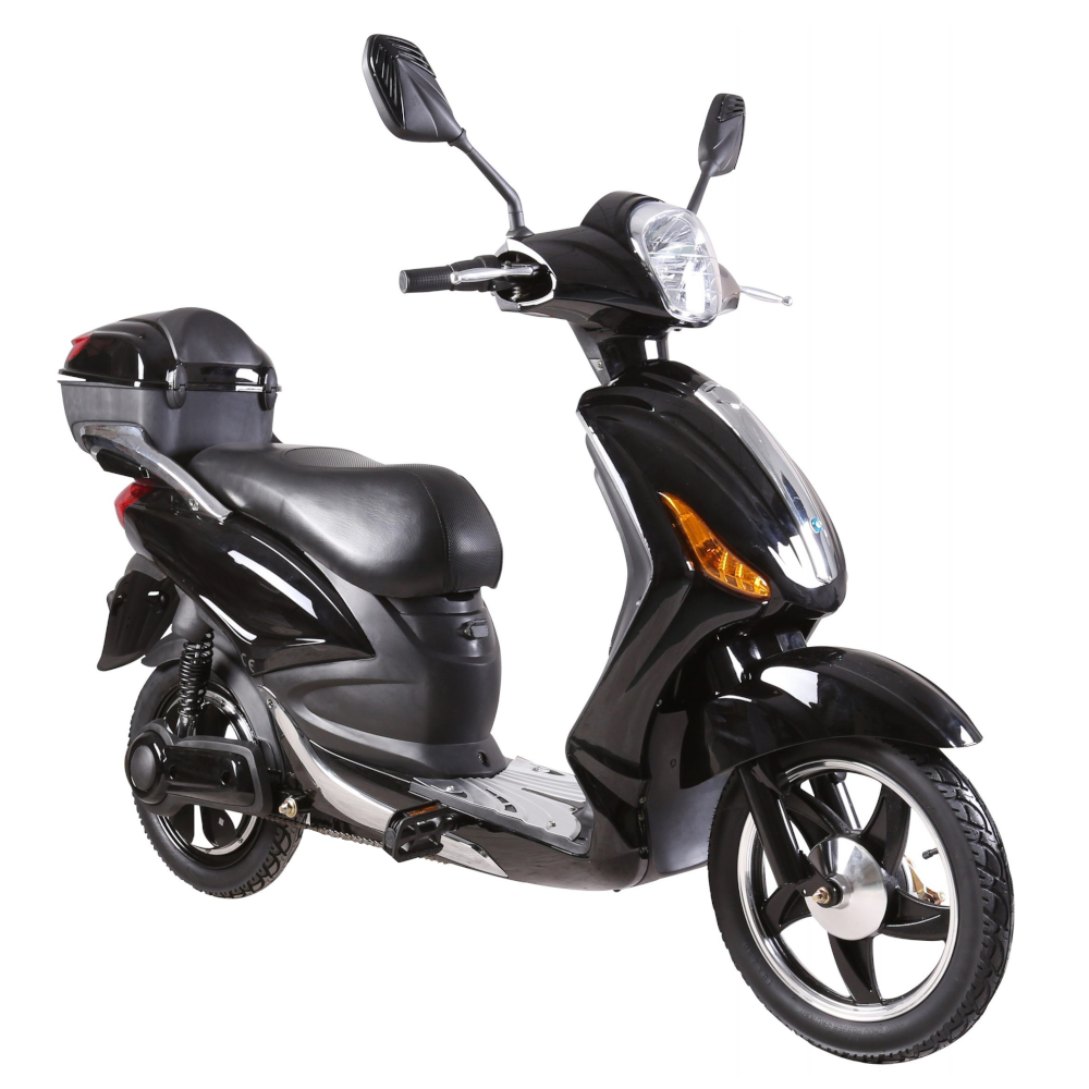 Elektroroller Scoody 25 Classic 2.0 ZT-09C schwarz 250W 25 km/h Graphen-Akku E-Scooter E-Roller Mofa