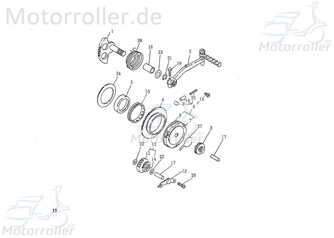 Nadellager Anlasserzahnkranz 55x59x12,5 YYGY0500-1206