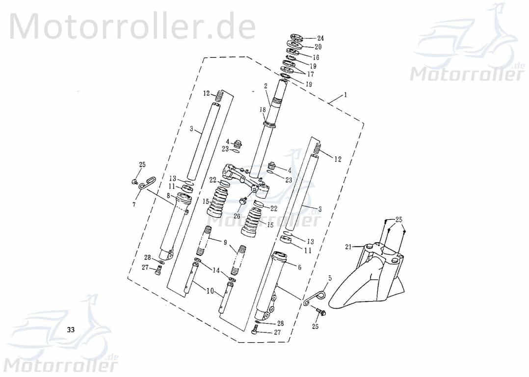 Stoßdämpfer komplett vorn rechts SMC 42103-NAF-00