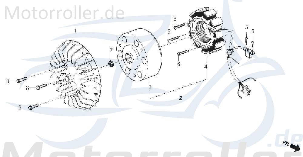 Lichtmaschine kompl. SL Generator DAE-31100-SA2-0000