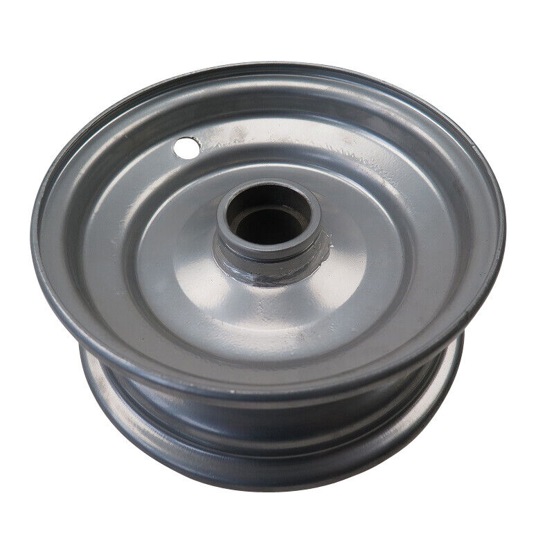 Tongjian Kinderbuggy Felge vorn 4.10-6 Silber Rad 6.000.182 Stahlfelge Eppella ECM Kasea Wangye TBM Minibuggy Vorderradfelge Ersatzfelge