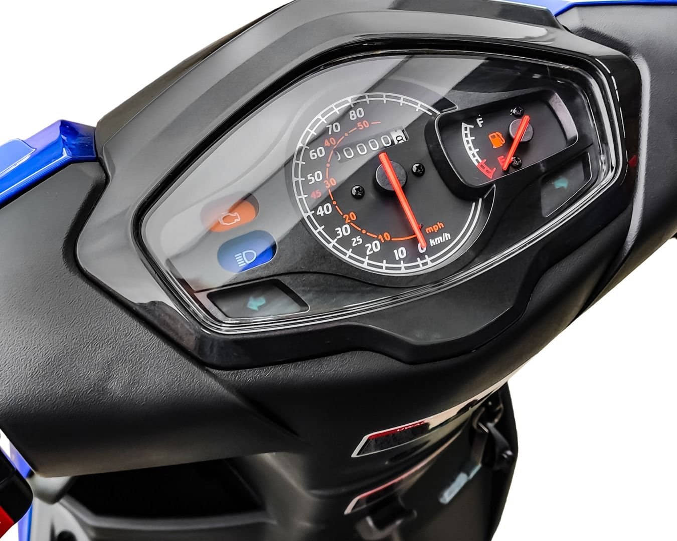 Motorroller Fighter 50 Active Sport 45 km/h blau Euro 5 Scooter Roller Mokick