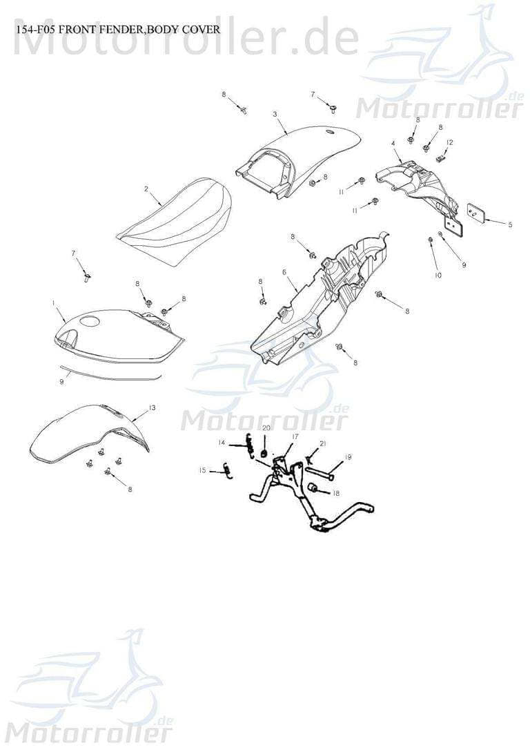 Adly ATV 50 V Schraube M6mm Quad 50ccm 2Takt 93800-06025S Motorroller.de + Unterlegscheibe Bundschraube Maschinenschraube Flanschschraube UTV Service
