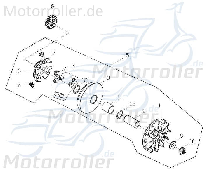 Adly Sicherungsring RTW-28 125ccm Klemme Schelle 272ccm 4Takt Motorroller.de Befestigungsklemme Sicherungsklemme Sicherungsclip 125ccm-4Takt Quad ATV