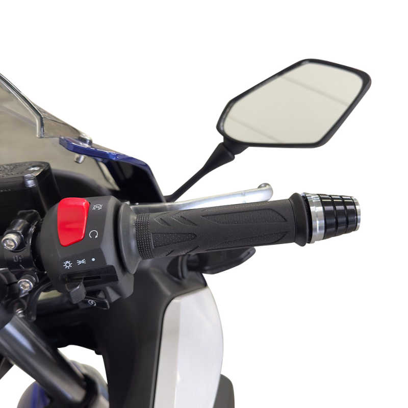 Motorrad Fighter 125 BL-S blau 95 km/h Euro 5+ Schaltmoped 125ccm 4 Takt Leichtkraftrad Krad Kraftrad