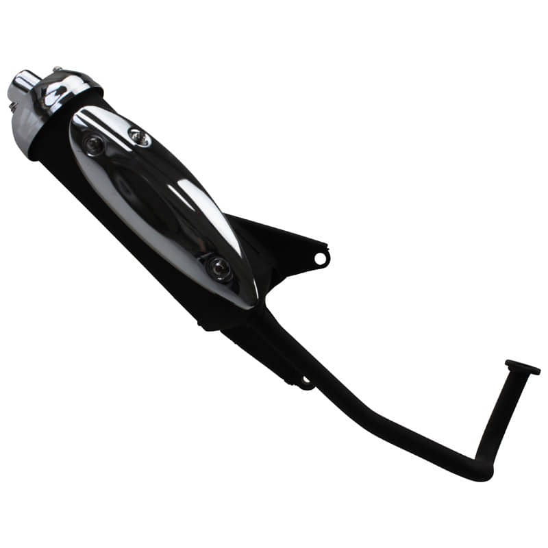 AGM GMX 450 Sport Auspuff 50ccm 4Takt Endschalldämpfer Motorroller.de Auspuffanlage Jonway 139QMB JSD50QT-13 50cc 4T 139QMA Endtopf