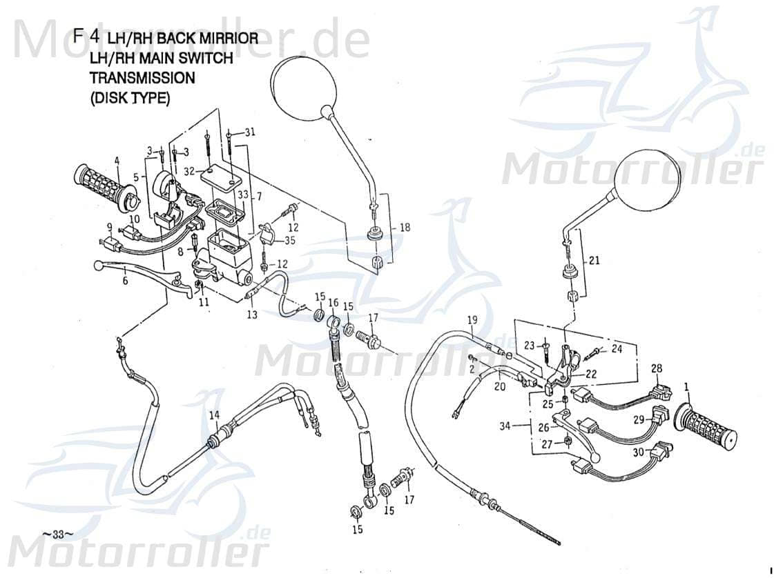 Bremsschlauch vorne Stahlflex B9E140070A9