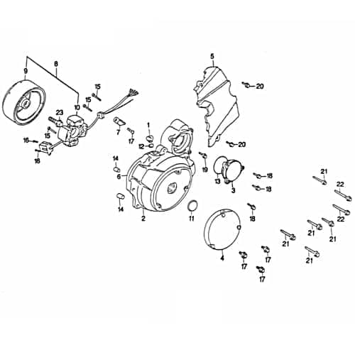 Clip Rex Chopper 125 Klemme Klammer Schelle 125ccm 4Takt Motorroller.de Klemmschelle Befestigungsschelle Halteklammer Schraubschelle Halteclip Moped