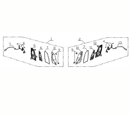 LED Blinker komplett rechts LED-Licht 730332