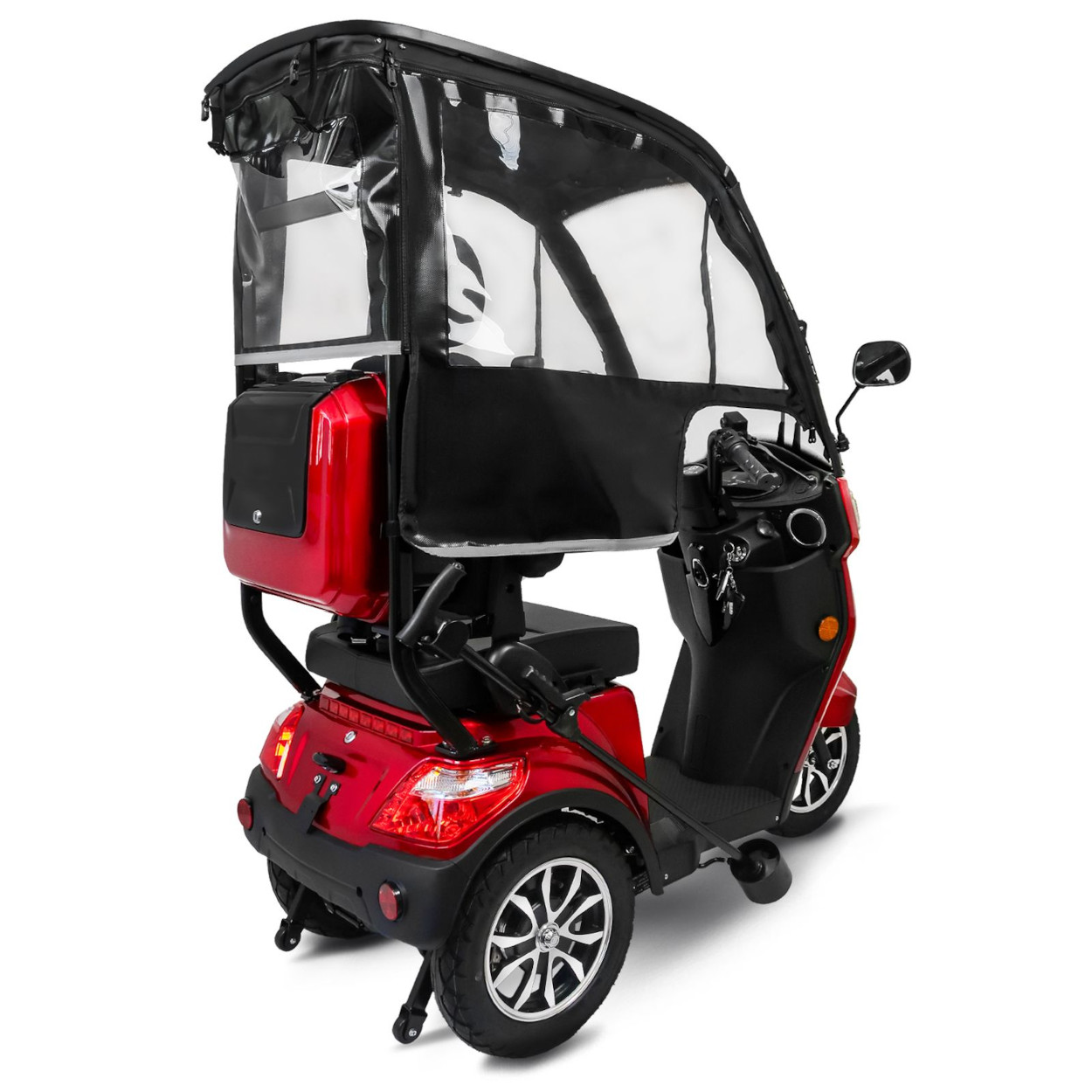 Elektroroller Scoody E3 Trike DS3 mit Dach Kabinenroller Dreiradroller E-Roller E-Scooter 1000W Lithium Akku