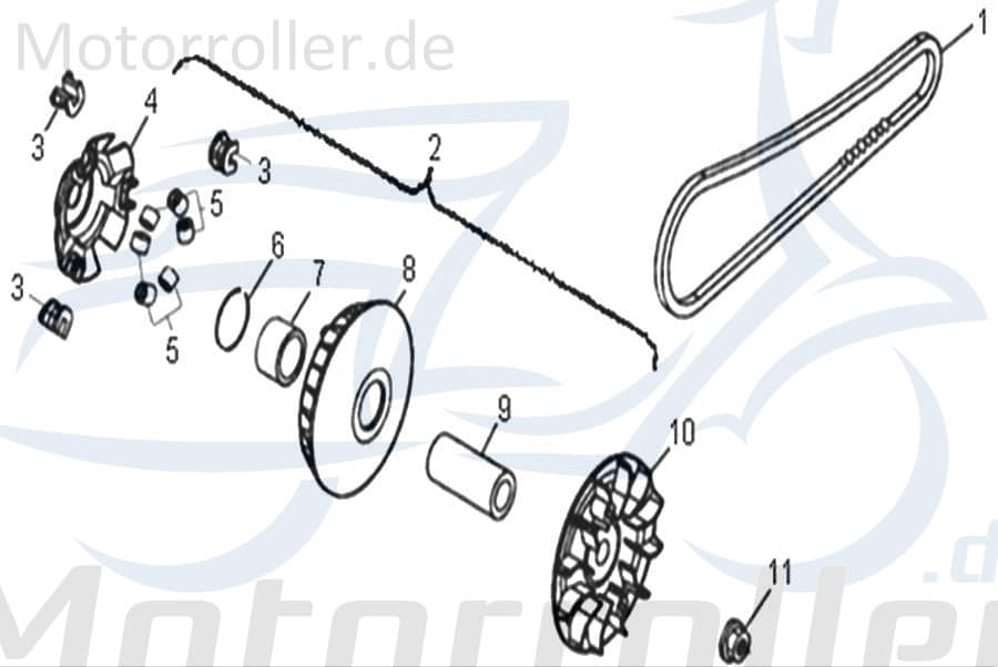 Lüfterscheibe Luefterscheibe AEO-2210250A-000