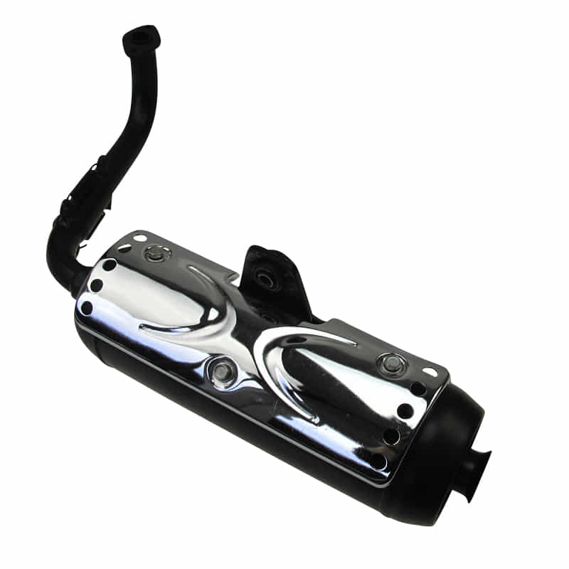 Tongjian Straßenbuggy 150 Auspuff mit Krümmer zweiteilig ohne KAT 6.000.074 4 Motorroller.de Eppella ECM TBM Twister Hammerhead Wangye Kasea Buggy