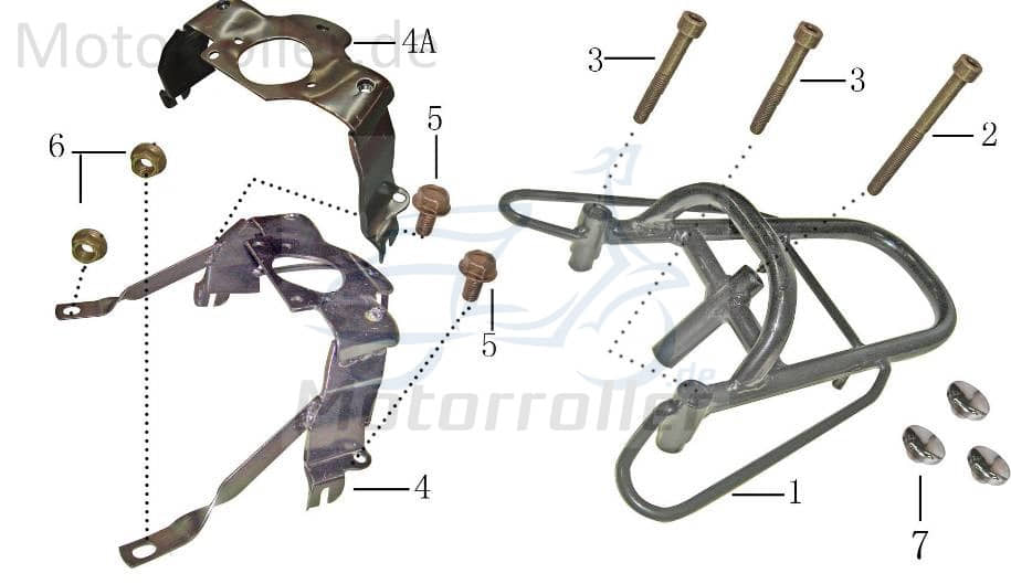 Abdeckkappen von Jonway YY50QT004003 Motorroller.de