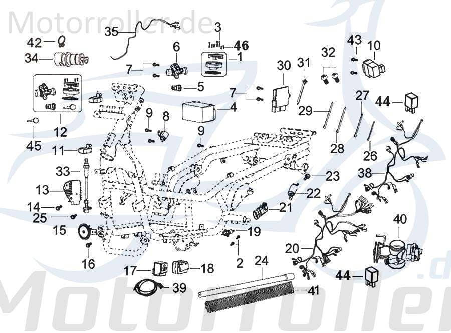 SMC Ansaugluftdrucksensor Kreidler Scooter 4Takt 96910N120000 Motorroller.de 125ccm-4Takt Insignio 125 2.0 Insignio 125 DD Moped Ersatzteil Service