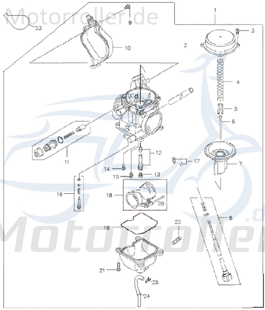 Gasschieber Feder 16102-272-000