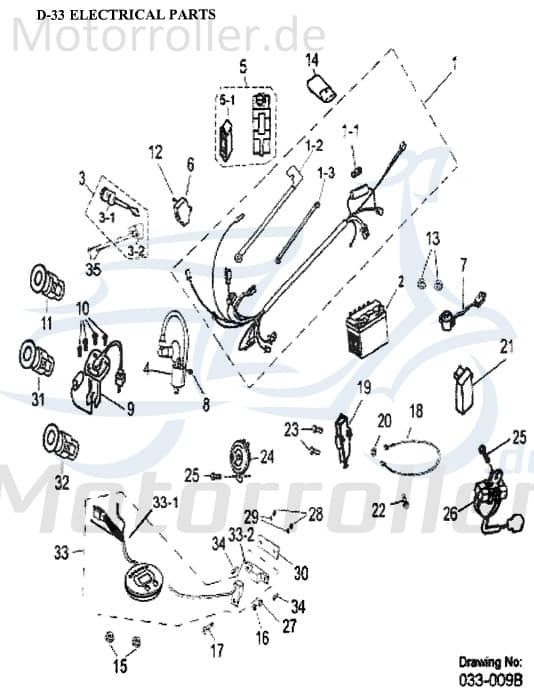 Aeon Cobra 180 RS II Schlosssatz 180/350ccm 4Takt 35100-202-000 Motorroller.de ohne Zusatzkabel Tankverschluss Tank-Verschluss Tank-Deckel Schloss-Set
