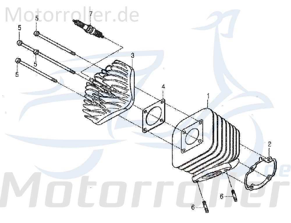 Dichtung Zylinderfuß SJ DAELIM S-FIVE 12191-SE1-RB00