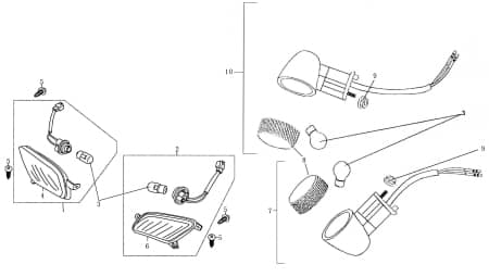 Bundschraube Rex RS700 Maschinenschraube Roller 50ccm 4Takt Motorroller.de Flanschschraube Flansch-Schraube Maschinen-Schraube Bund-Schraube Scooter