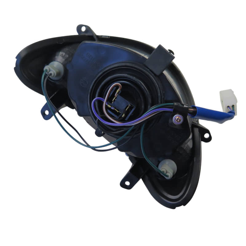 PGO Scheinwerfer vorn E-Marke Ligero 50 Roller 50ccm 2Takt Motorroller.de Frontscheinwerfer Hauptscheinwerfer Front-Scheinwerfer Vorderlicht Scooter