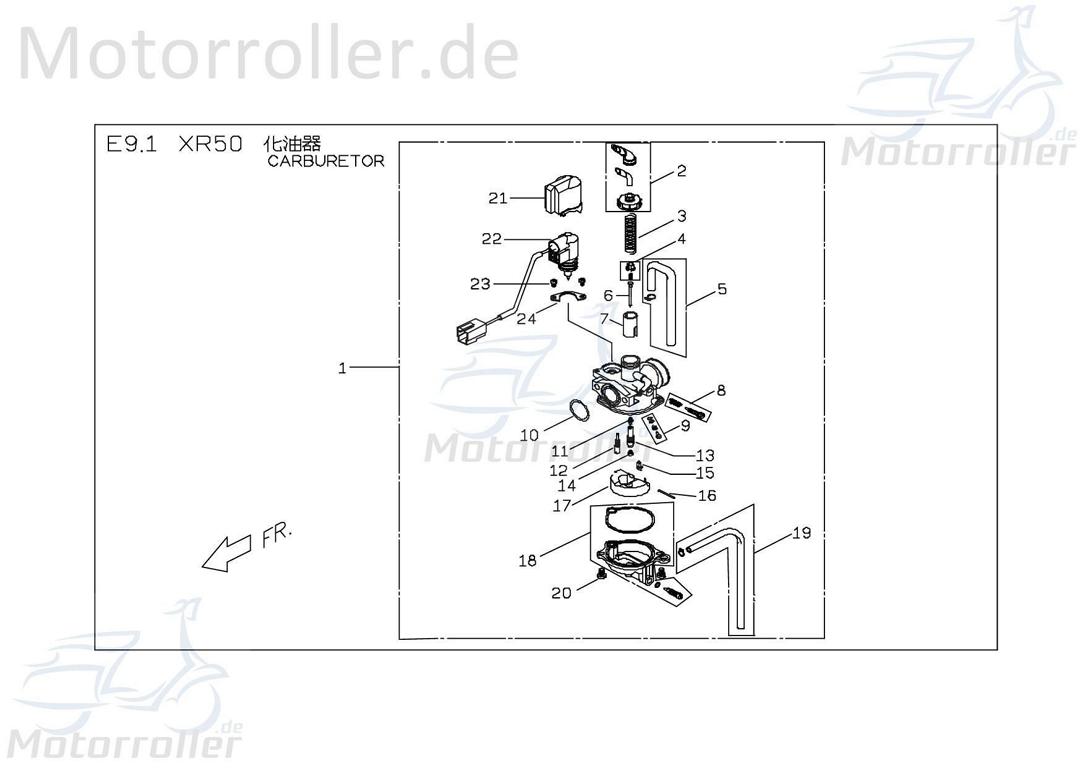 PGO X-RIDER 50 Vergaser Mikuni Quad 80ccm 2Takt B1000013672 Motorroller.de A STAR 80 Schwimmer-Vergaser Carburetor Carburateur Benzin-Vergaser ATV UTV