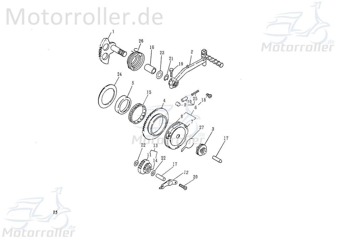 Federklammer von SMC 97510-26300