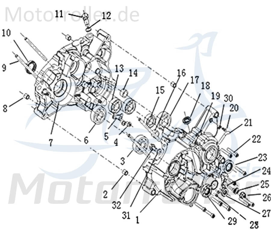 CPI SX 50 Supercross Öldichtung 50ccm 2Takt 1E40MB.03.02.03 Motorroller.de Minarelli liegend Motorrad Moped Ersatzteil Service