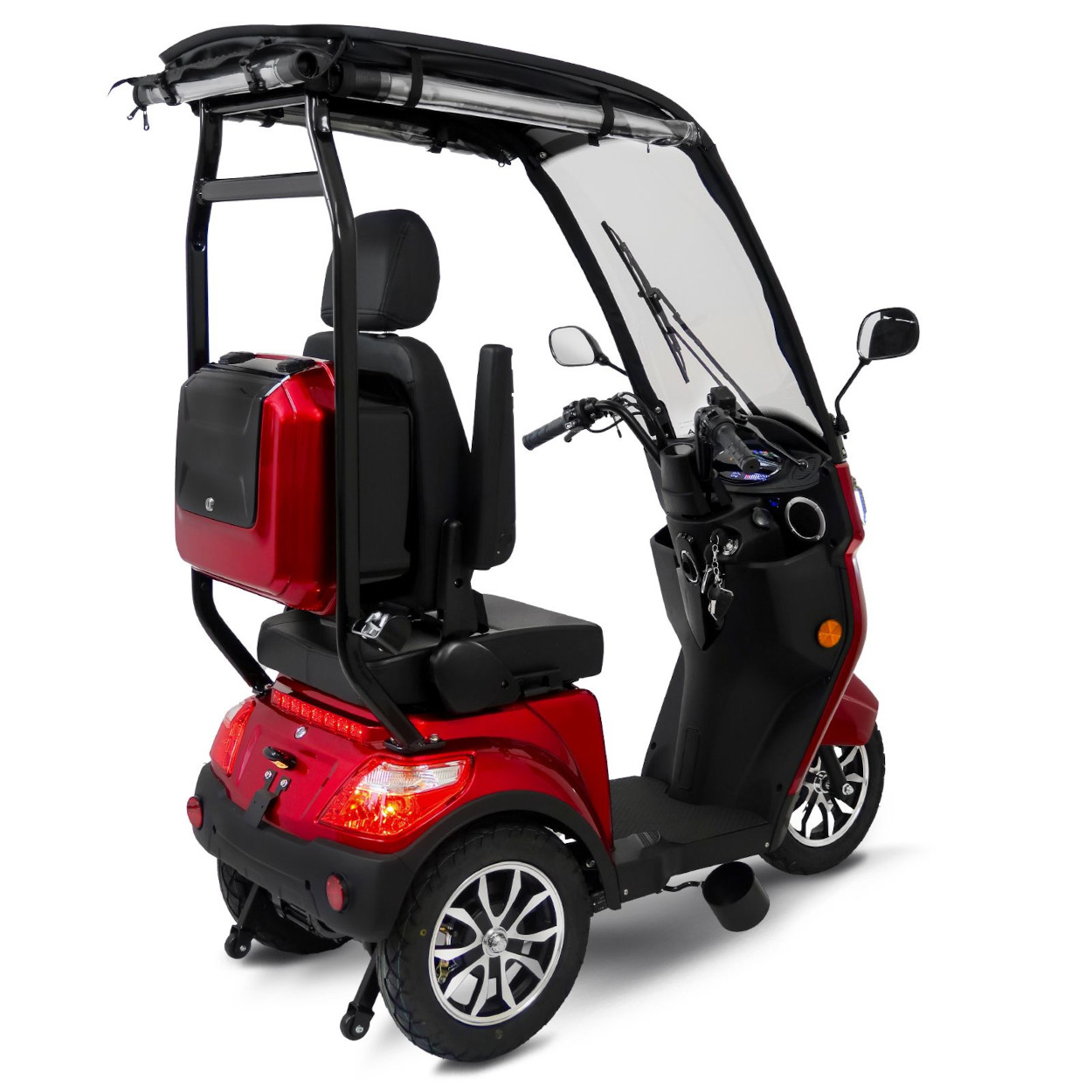 Elektroroller Scoody E3 Trike DS3 mit Dach Kabinenroller Dreiradroller E-Roller E-Scooter 1000W Lithium Akku