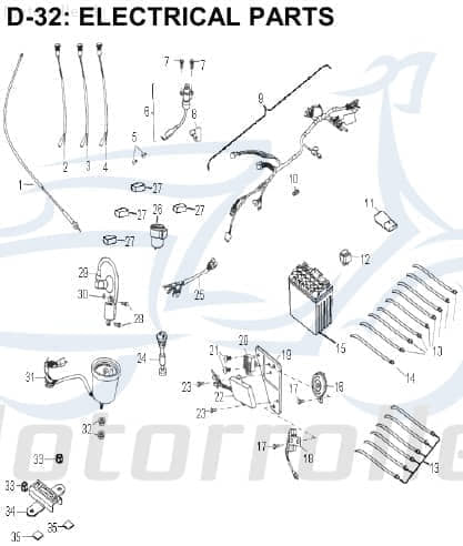 AEON Zündspule Cobra 50 Zündkabel Zündung Quad 50ccm 2Takt Motorroller.de Zündmodul Kerzenstecker Zünd-Kabel Zünd-Spule Kerzen-Stecker Zünd-Modul ATV