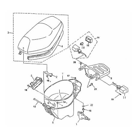 Gepäckträger wine ohne Bohrung 74406