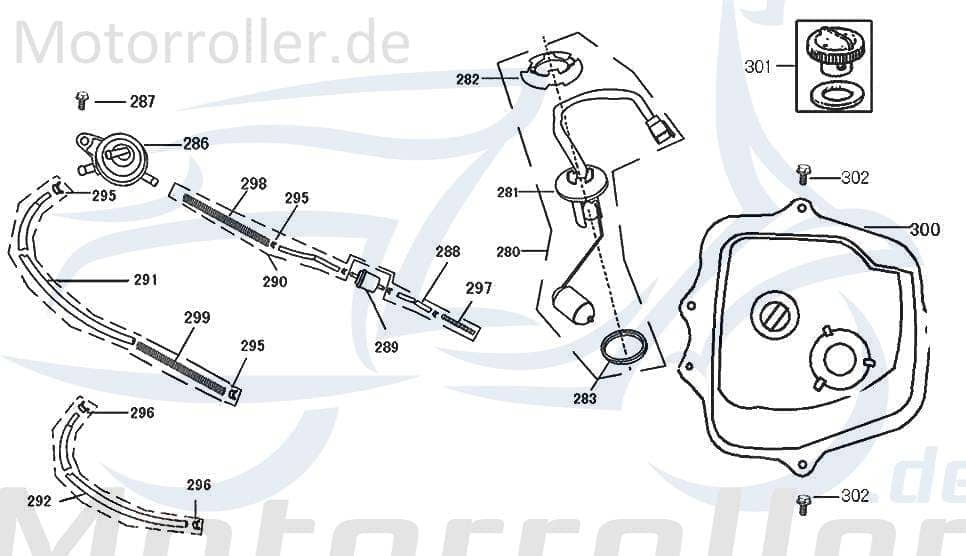 Kreidler Flory Classic 50 Benzinstandsanzeige 50ccm 4Takt 3780A-ALA6-9000 Motorroller.de Kraftstoffanzeige Spritanzeige Anzeige-Kraftstoff 50ccm-4Takt