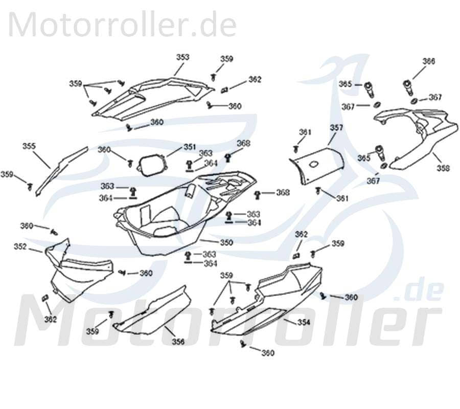 Jonway Florett 2.0 50 City GEPÄCKTRÄGER 50ccm 2Takt 741410 Motorroller.de Topcase-Halterung Kofferträger Gepäck-Träger Topcasehalterung Koffer-Träger