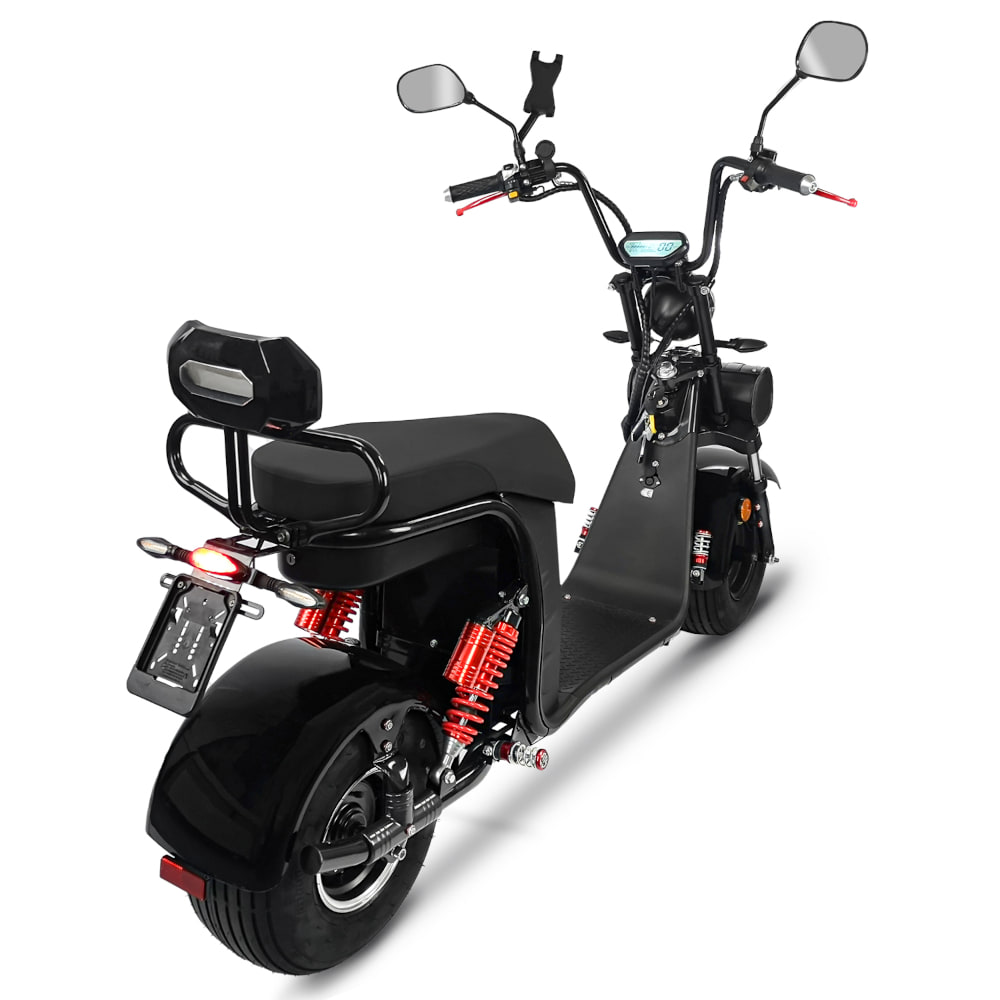 Elektroroller Scoody 45 E-Cruiser 45 km/h E-Roller E-Scooter 1500 Watt 60V-20Ah mit Straßenzulassung