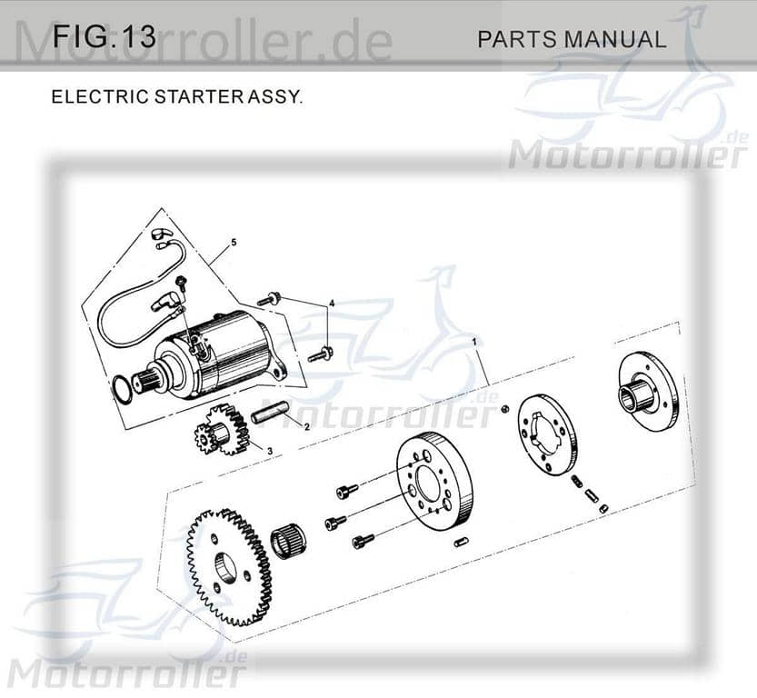 Bundschraube M6x16mm Tongjian Maschinenschraube 150ccm 4Takt Motorroller.de Flanschschraube Flansch-Schraube Maschinen-Schraube Bund-Schraube Buggy