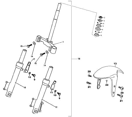 Kugellager oberes Lager (Satz) 26 Kugeln FIG30A-7