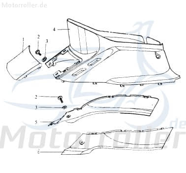 Sundiro Bundschraube M6x20mm verzinkt Quad ATV GB973-76 Motorroller.de Maschinenschraube Flanschschraube Flansch-Schraube Maschinen-Schraube