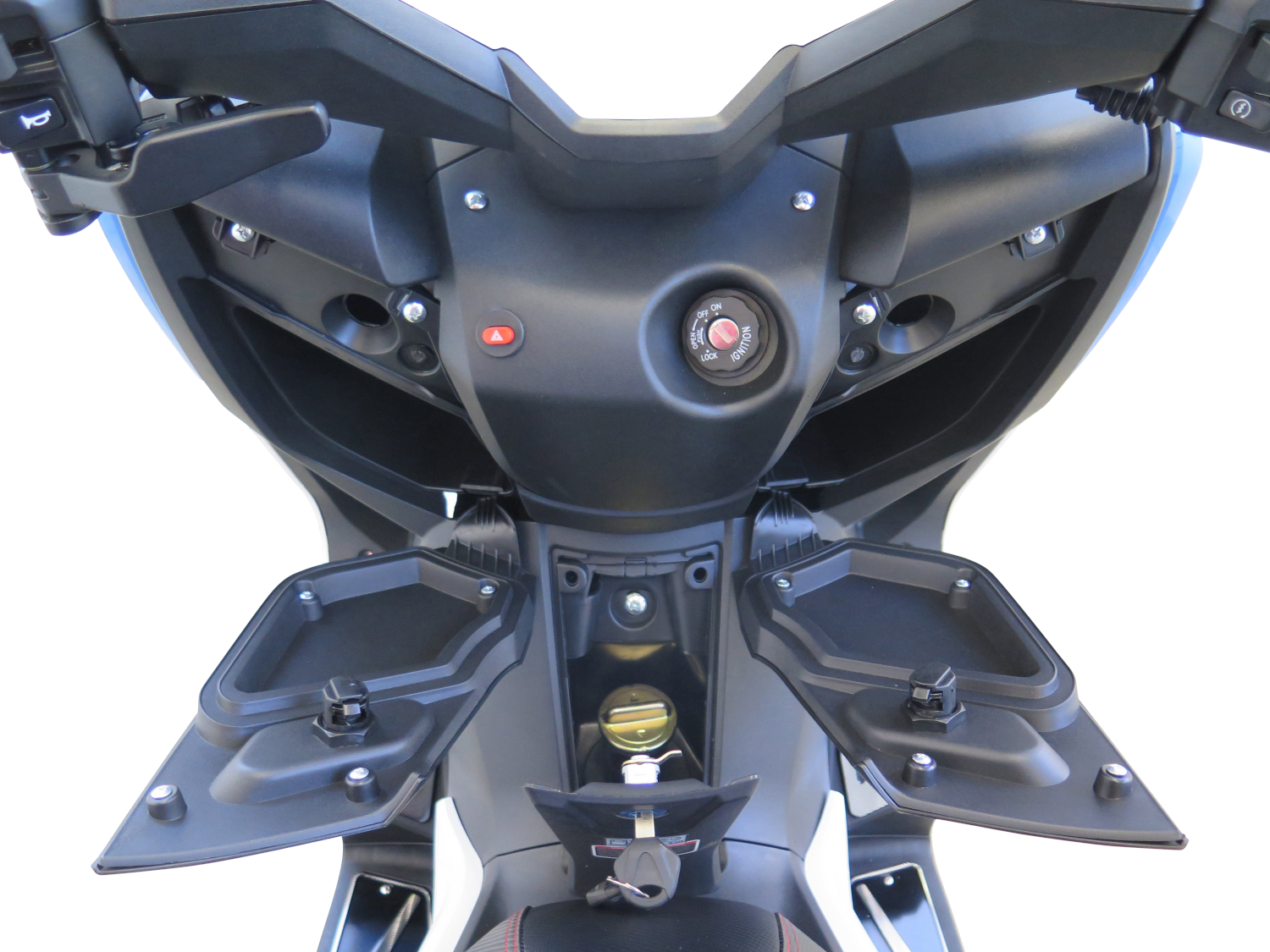 Motorroller Firejet 125 BMAX schwarz-braun Euro 5 mit Topcase Scooter Roller 125 ccm 4 Takt