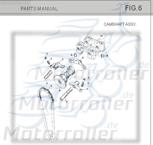 Steuerkette Tongjian M150-1005400 Motorroller.de