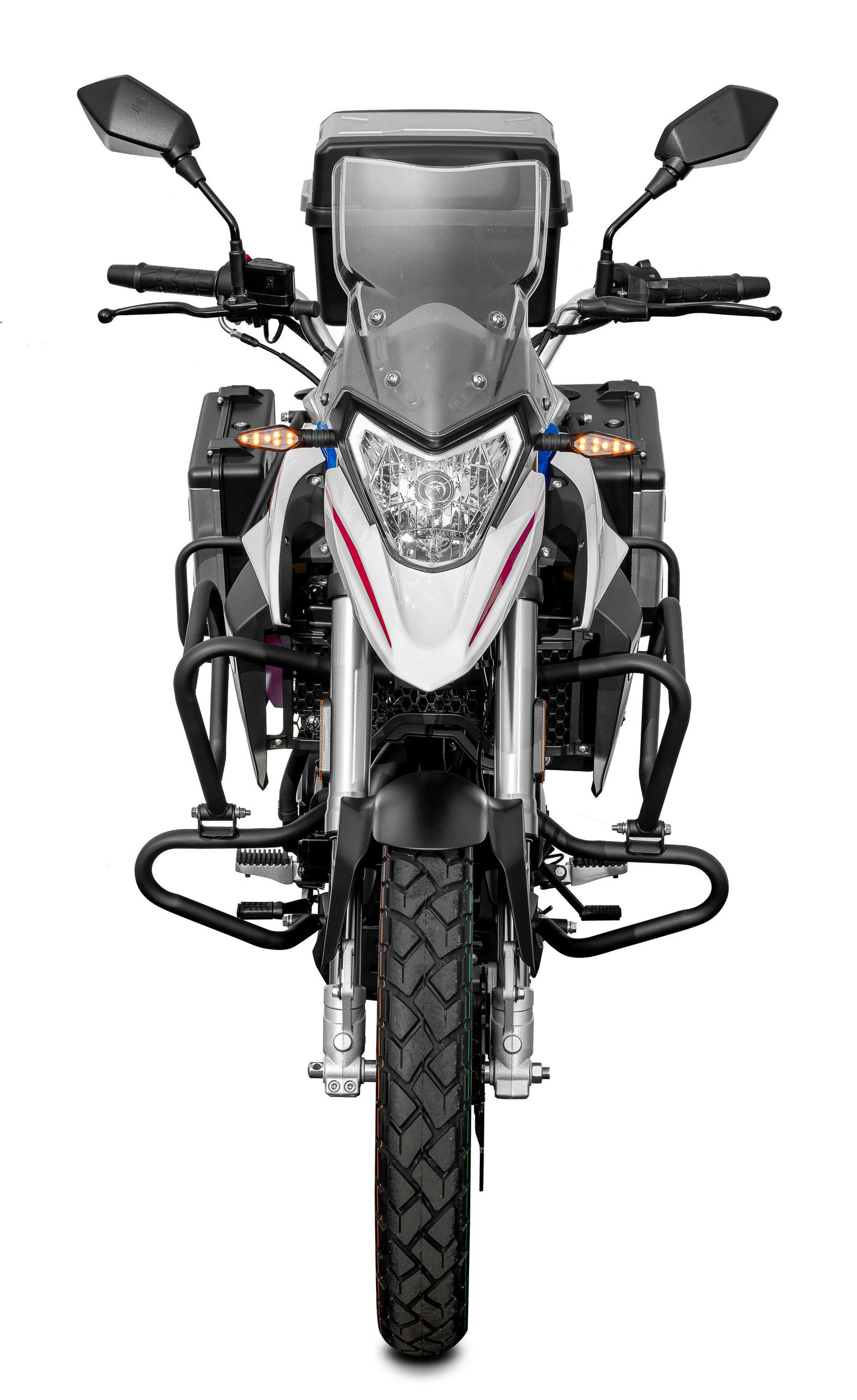 Motorrad Fighter 125 RX1-KS blau-weiß 99 km/h Euro 5+ Schaltmoped Mokick Kleinkraftrad