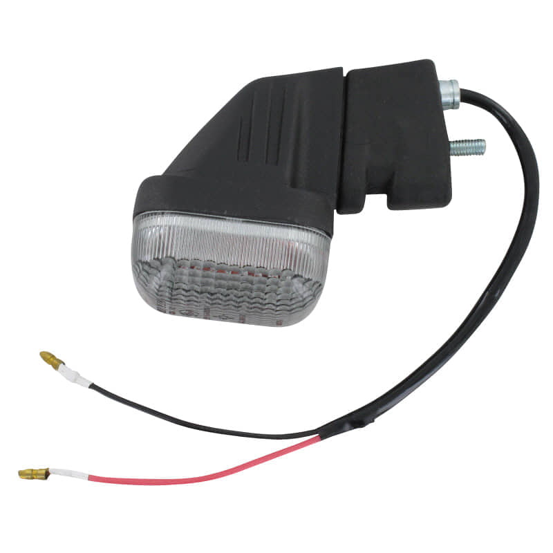 PGO Blinker hinten links E13 dunkel schwarz 50ccm 2Takt Motorroller.de Signalleuchte Blinklicht Blinkleuchte Fahrtrichtungsanzeiger Blinkleuchten